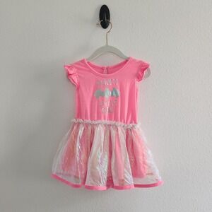 Batgirl‎ Pink Tutu Bodysuit Dress Daddys Little Hero size 18M